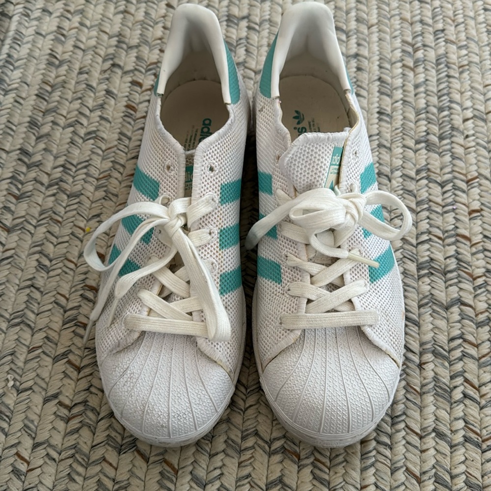 Light Blue Adidas (Size 7-7.5)